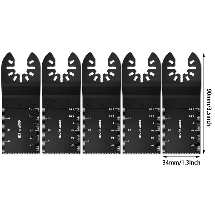 Lames de scie oscillantes multi-outils
