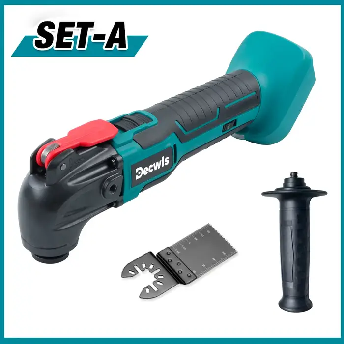 Outil multifonction oscillant sans fil, scie électrique avec coupe-herbe/pelle/outil de coupe pour l