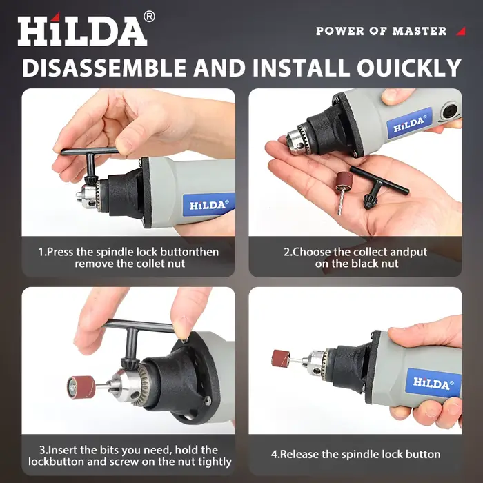 HILDA 400W Mini perceuse