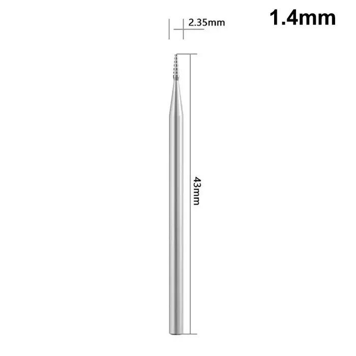 {MX} foret à filetage coulissant U8 0.7/0.8/1.4mm pour enlever les vis