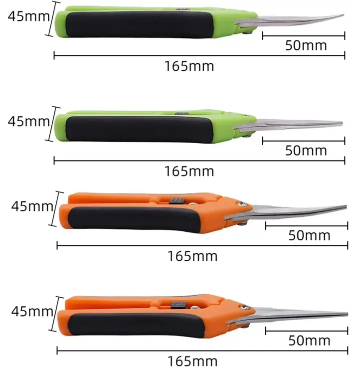 Outils de jardin sécateurs bonsaï ciseaux de jardinage en métal outil d'élagage coupe-main cueillette de fruits mauvaises herbes ménage en pot