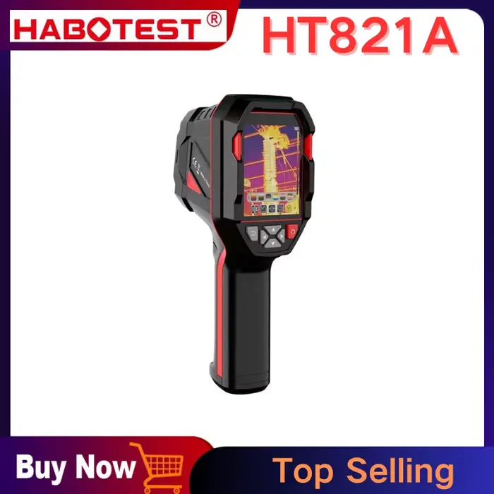 Caméra thermique rechargeable HABOTEST HT821A -20 ℃ ~550 ℃   Imagerie thermique portative étanche, a