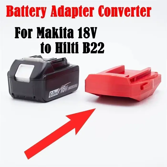 Adaptateur convertisseur pour outils de perçage sans fil Hilti série B22, compatible avec les batter
