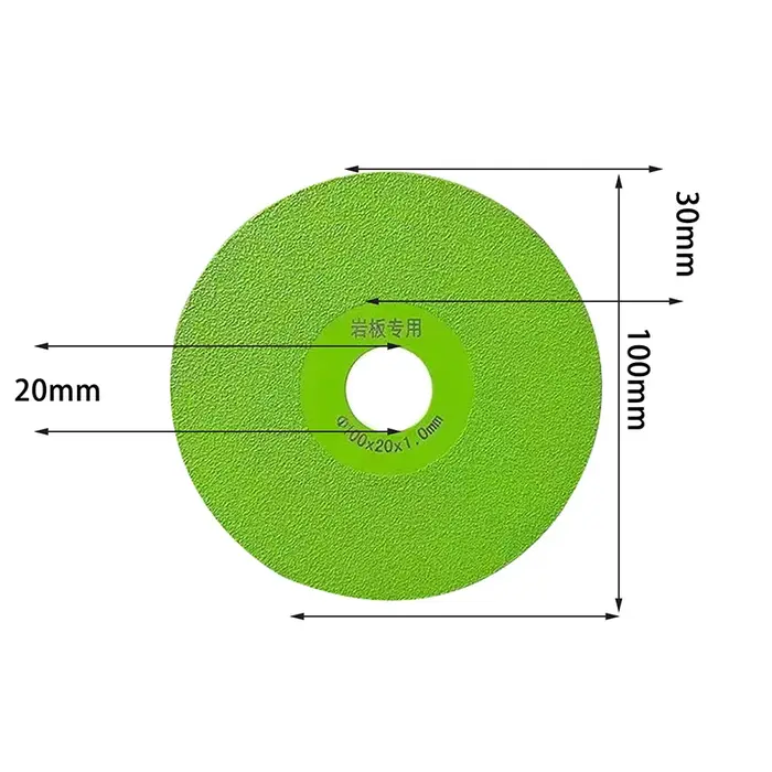 Nouveau disque de coupe diamanté super fin de 100 mm, lame de meuleuse d'angle de 4 pouces pour carrelage, verre, porcelaine, marbre