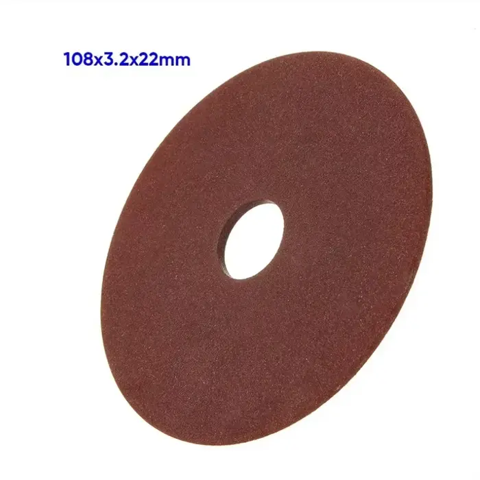 3 pièces meule disque de ponçage 108*3.2*22mm roue d'affûtage pour tronçonneuse aiguiseur meuleuse polissage 3/8 "404 outils de chaîne