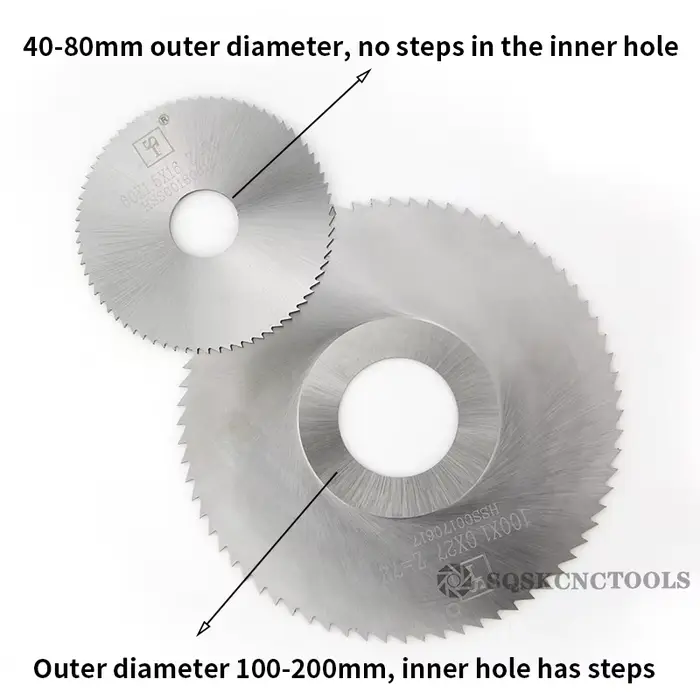 LIYU HSS fraisage lame de scie circulaire 40mm/50mm/60mm/63mm/75mm/80mm/100mm/125mm