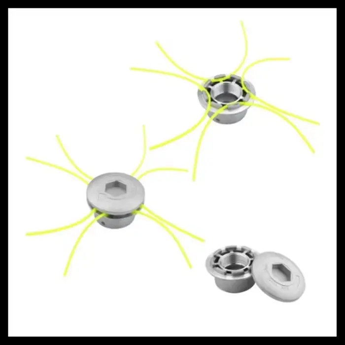 Tête de coupe gazon universelle en aluminium avec 4 lignes tête de débroussailleuse fil tête de lign