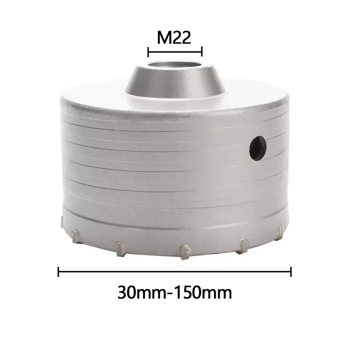 Scie cloche pour mur en béton SDS-Plus
