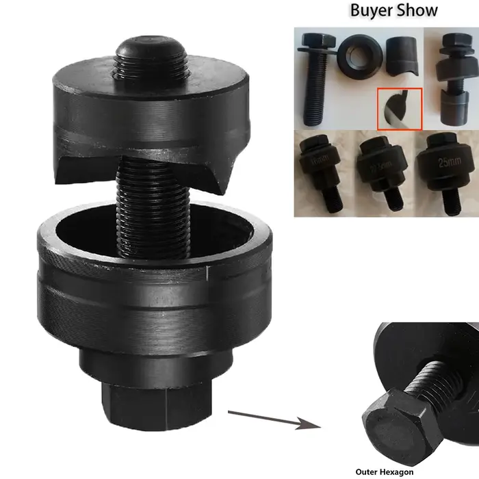 Scies à trous en acier pour tôles de 16 mm à 50 mm, ouvre-trous antidérapant, outils de poinçonnage 