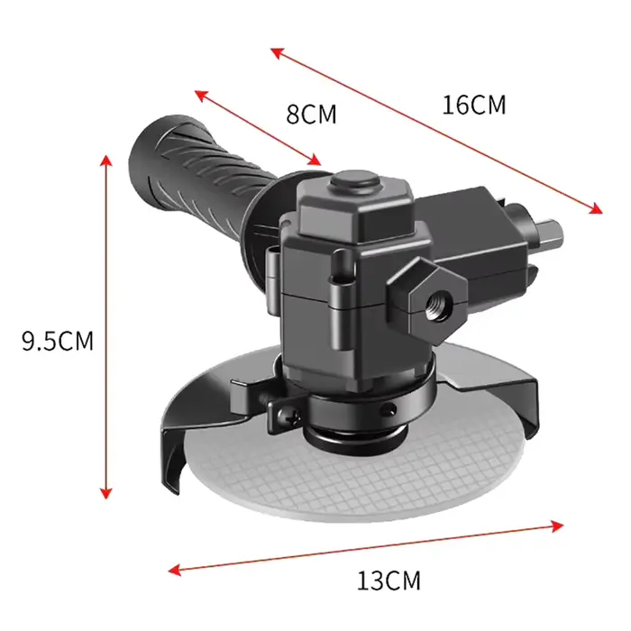 Ensemble de têtes de conversion pour meuleuse d'angle