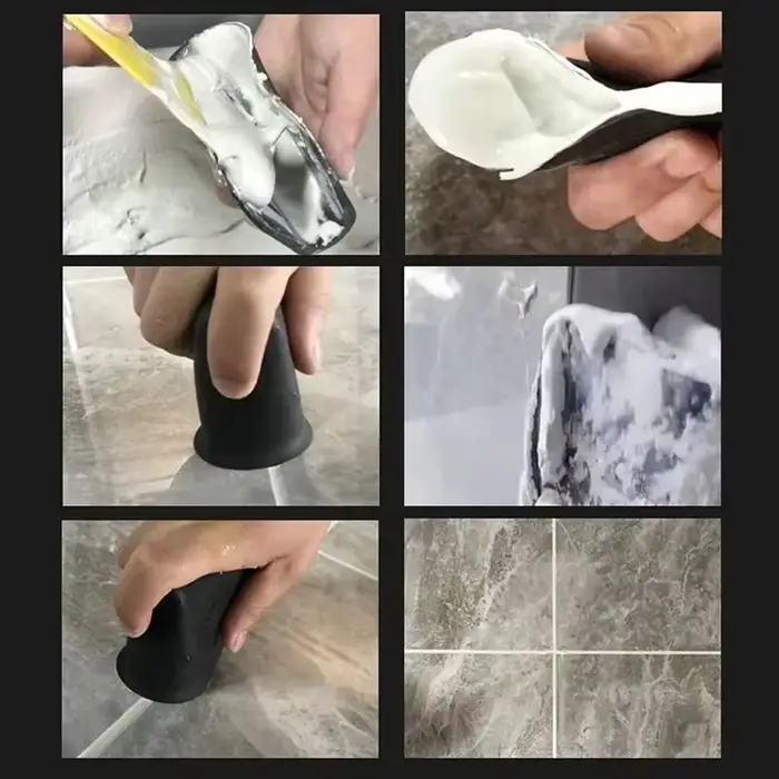 Outil de scellage en caoutchouc pour scellage de sol lisse