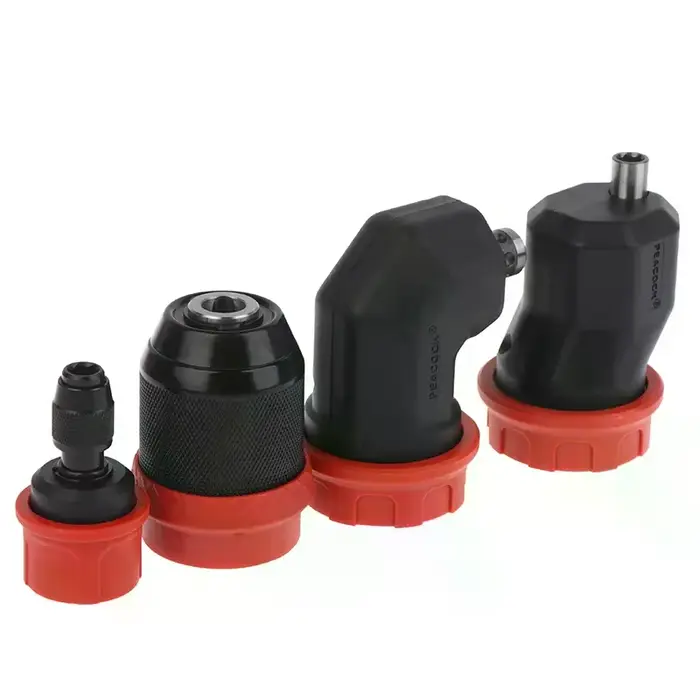 Mandrin de Conversion de perceuse à dégagement rapide pour embouts hexagonaux de 6.35mm