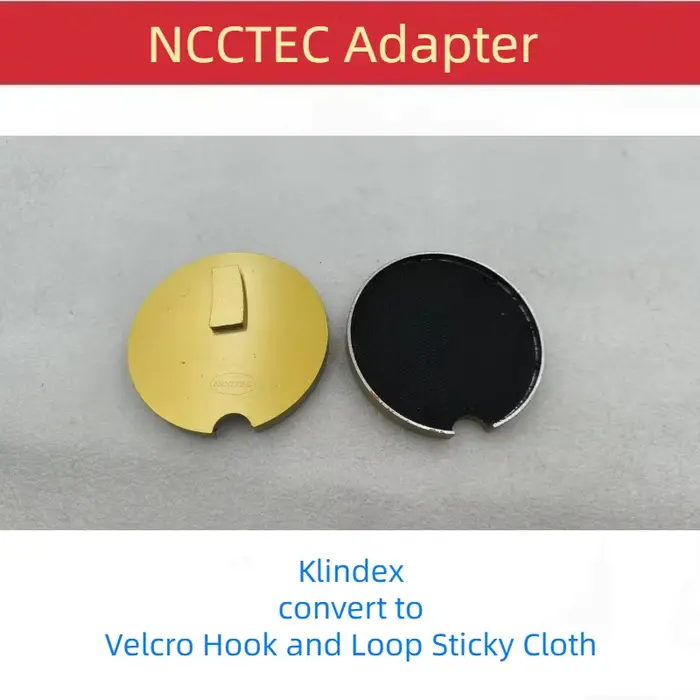 9 pièces Adaptateur de conversion 3'' Klindex Disque vers Velcro Crochet et boucle Tissu adhésif Uti