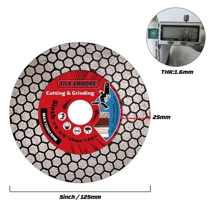 Lame de diamant D115mm/125mm