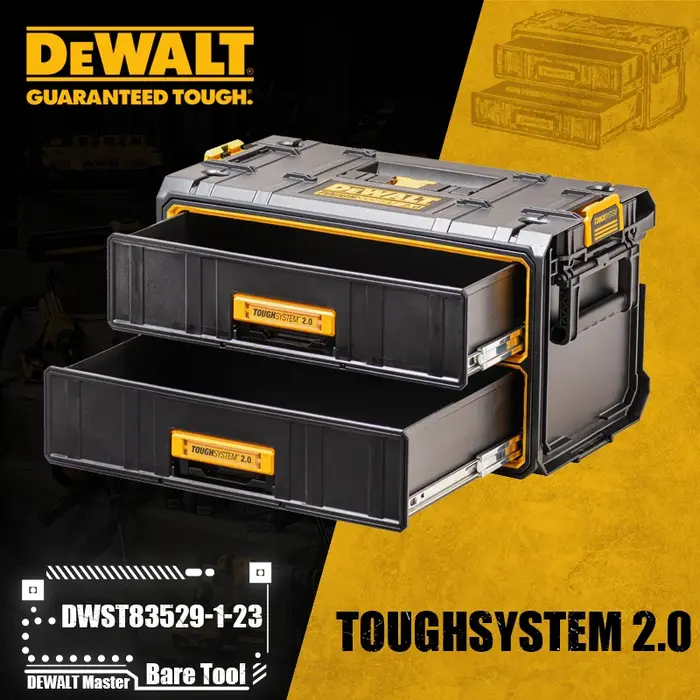Boîte à outils mobile empilable DEWALT TOUGHSYSTEM2.0 DS100 DS166 DS300 DS400 DS450 DS280 DWST08330-1-23 DWST08035-1-23