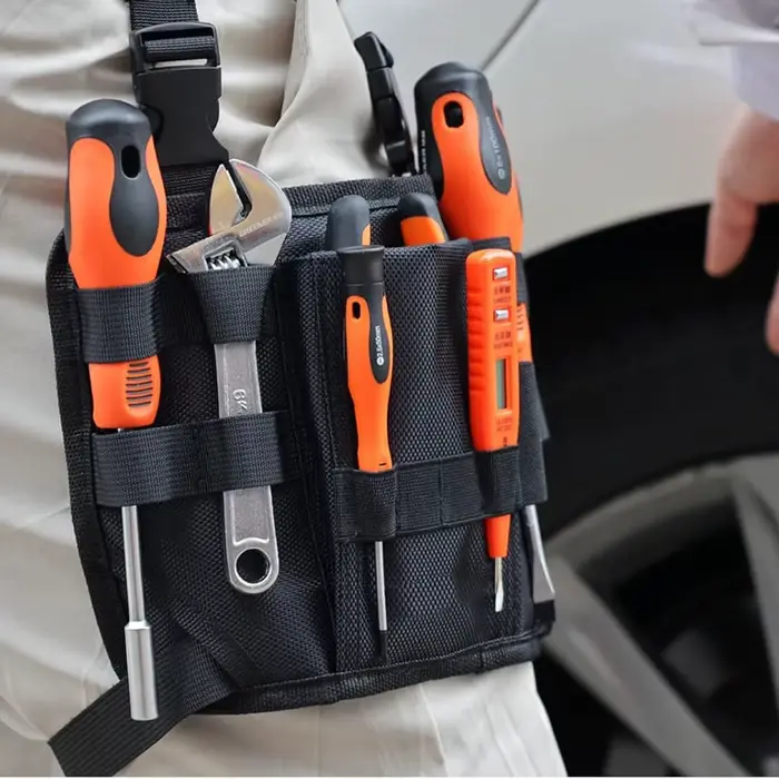 Sac à outils ceinture travail avec clip