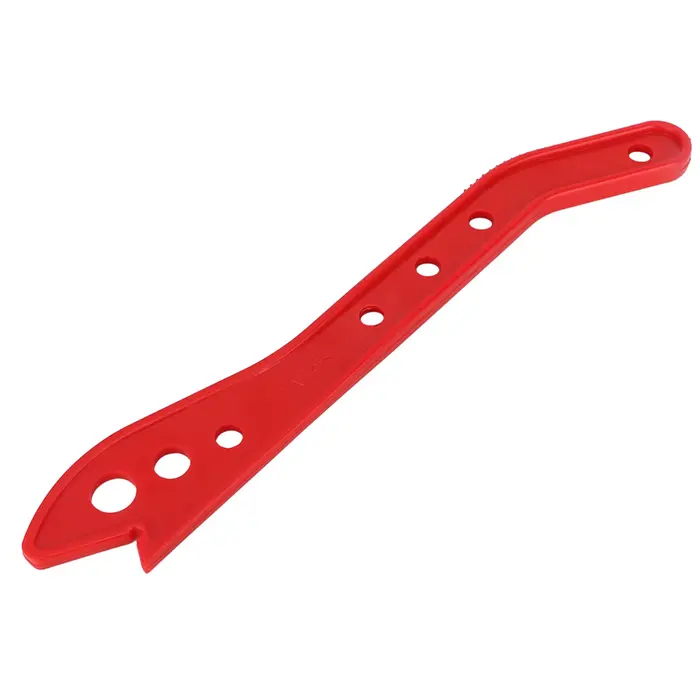 Bâton poussoir de sécurité pour scie à bois rouge