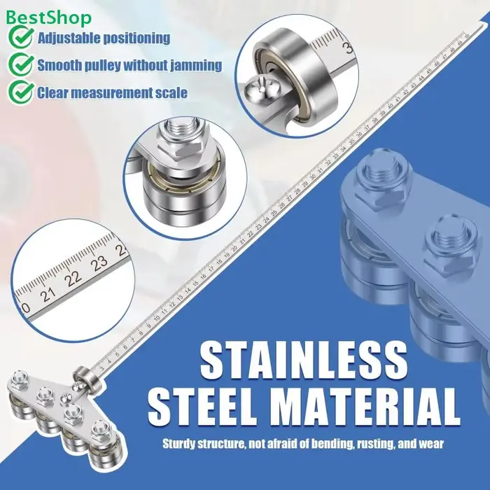 ♣ Guide de coupe circulaire avec roulement à billes