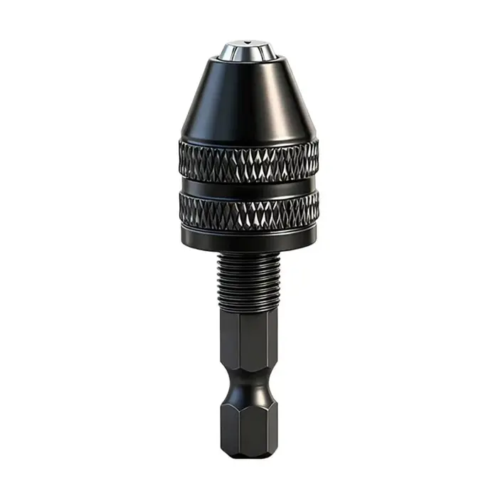Adaptateur de mandrin de perceuse pneumatique à changement rapide, mandrin hexagonal à 3 mâchoires, 