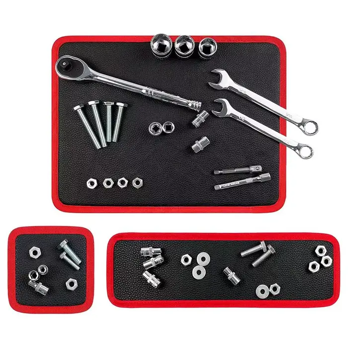 Support magnétique flexible pour outils et tapis de rangement pour mécaniciens