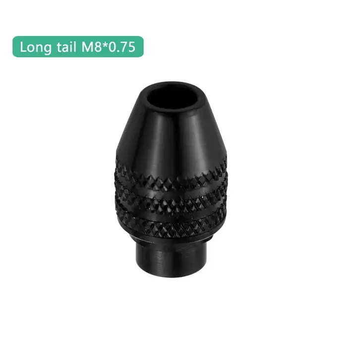 Mandrin JIGONG pour outils M7x0.75 M8x0.75, mini-mandrin universel de meulage, pince de serrage réglable 0.3 x 3.2 mm pour meuleuse électrique
