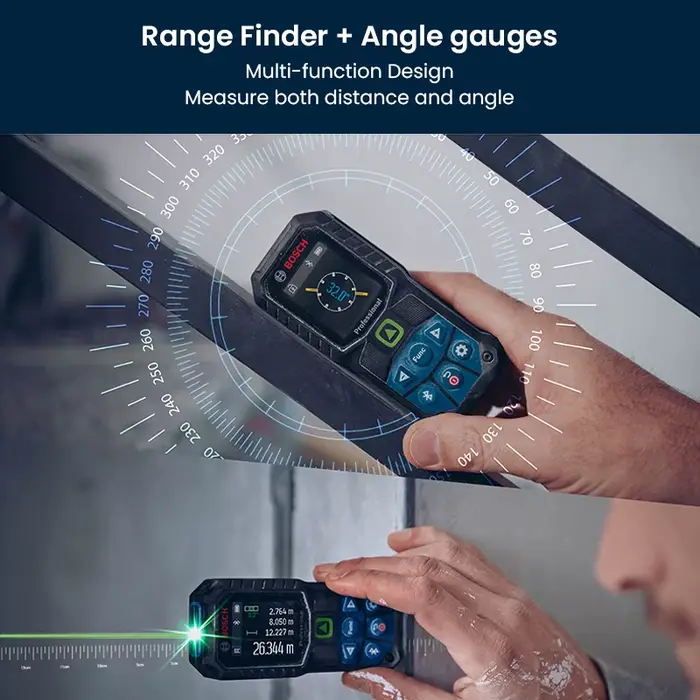 Télémètre laser vert Bosch GLM 50-27 CG 50M