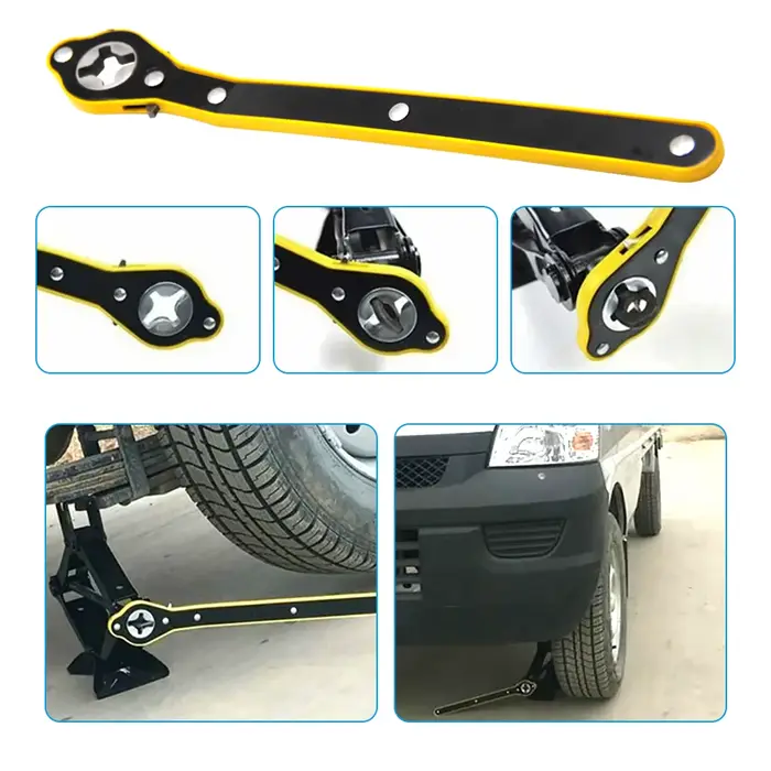 Accessoires universels de poignée de manivelle montés sur voiture