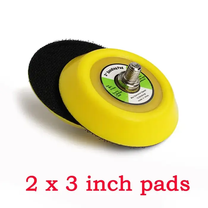 3 ''/4''/5 "/6 jeux de plaques de support de ponceuse de polissage tampons