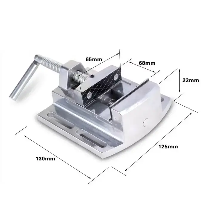 Table de travail multifonctionnelle pour perceuse-fraiseuse, étau à mors parallèles de 2,5 pouces, é