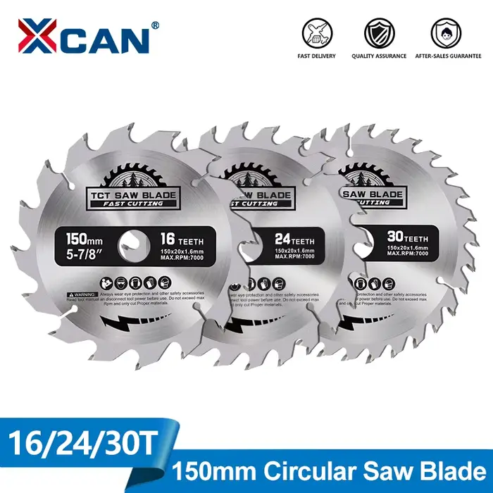 Lame de scie circulaire TCT XCAN 1PC 150mm 16/24/30T