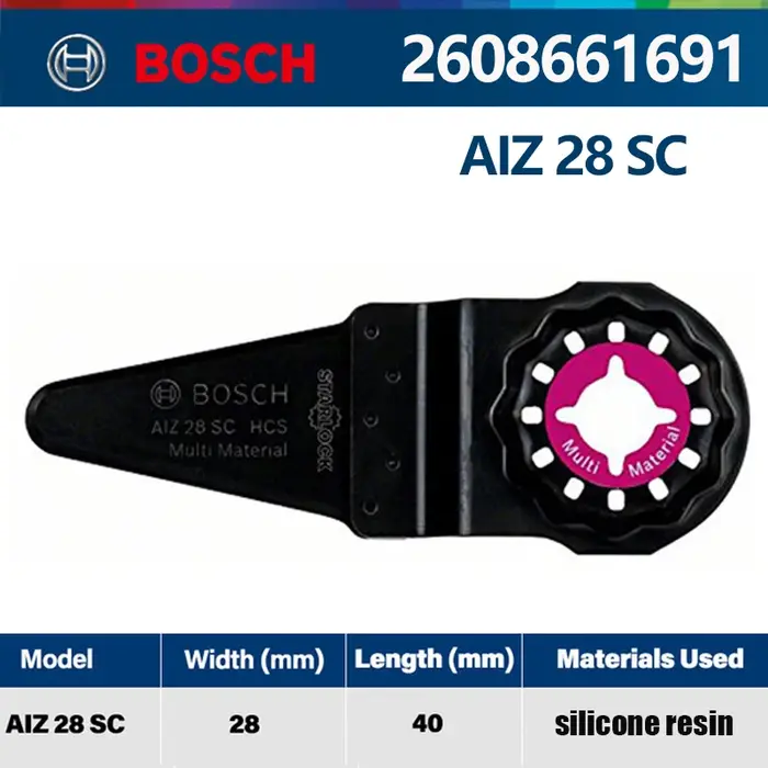 Bosch – lames de scie oscillantes originales pour le travail du bois