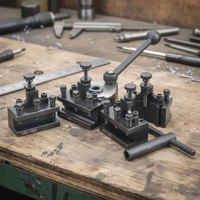 Porte-outil à changement rapide pour tour, porte-outil européen AB trempé, ensemble de porte-outils 