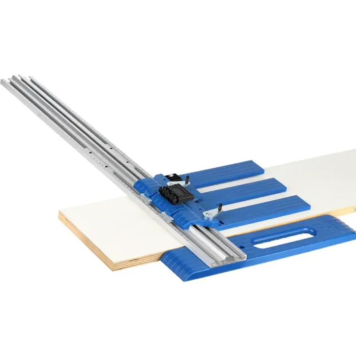 Guide de clôture de scie circulaire, Rail de guidage de coupe pour le travail du bois, alliage d'alu