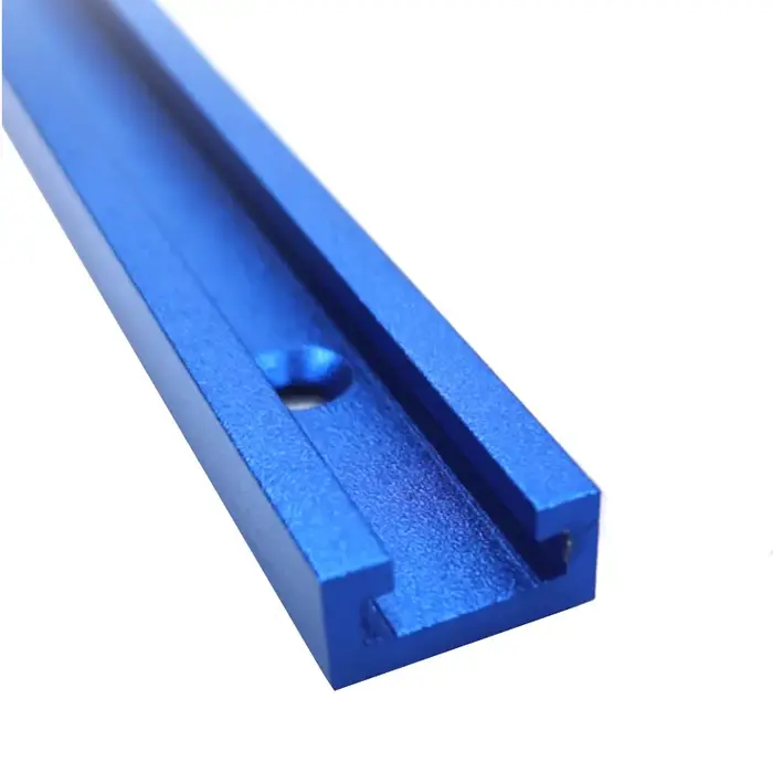 T-track t-slot onglet piste gabarit T vis fixation fente 19x9.5mm Table de scie routeur 300-800MM Rail de goulotte outil de travail du bois