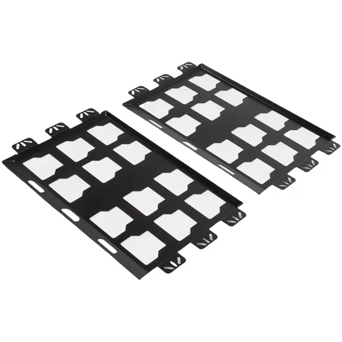 Paquet de 2 plaques de montage compatibles avec la boîte à outils Milwaukee Packout, 100 lb, plaques