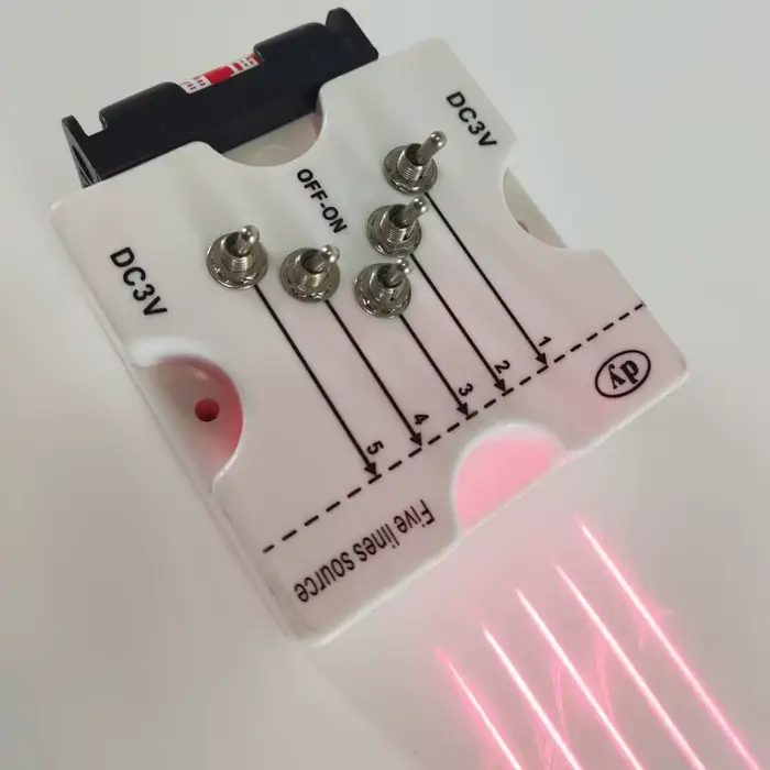 Source de lumière Laser à cinq lignes, Instruments optiques pour l'éducation des sciences physiques,