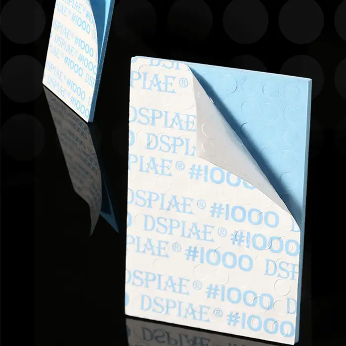 DSPIAE ES-P ponceuse stylo éponge disque de ponçage rond pré-coupé papier de verre abrasif utilisé