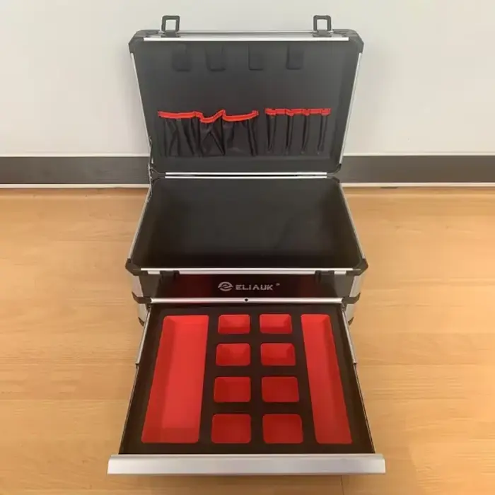 Boîte à outils en alliage d'aluminium