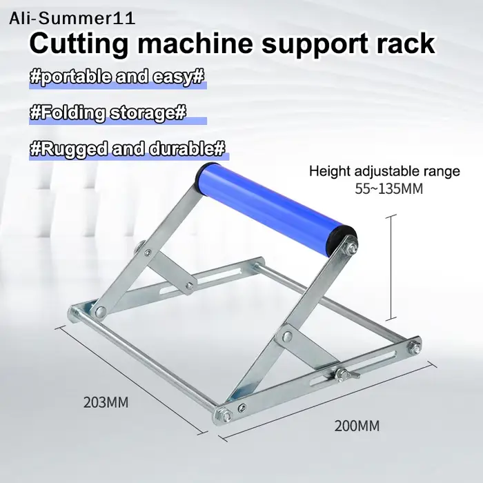【A0】1 pièce Support à roulettes réglable en hauteur pour scie à table