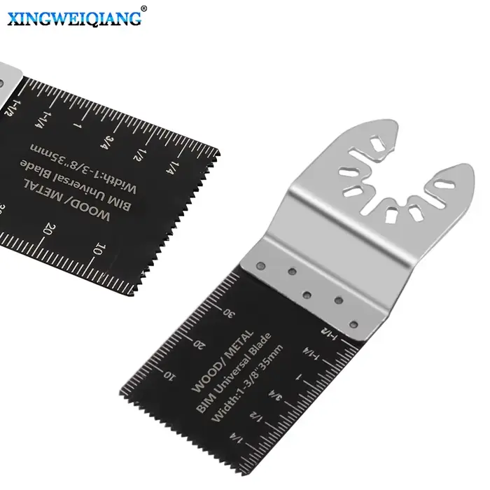 Lame de scie de précision multifonction bi-métal, outil multifonction oscillant, pour bois, plastiqu