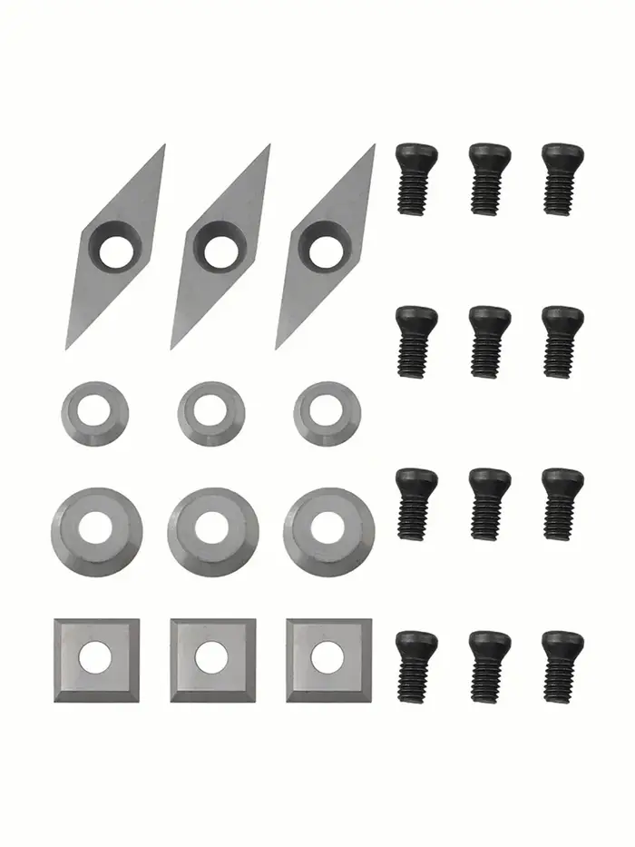 Ensemble d'inserts de coupe en carbure, outils de tournage de tour comprenant 4 Types d'outils de co