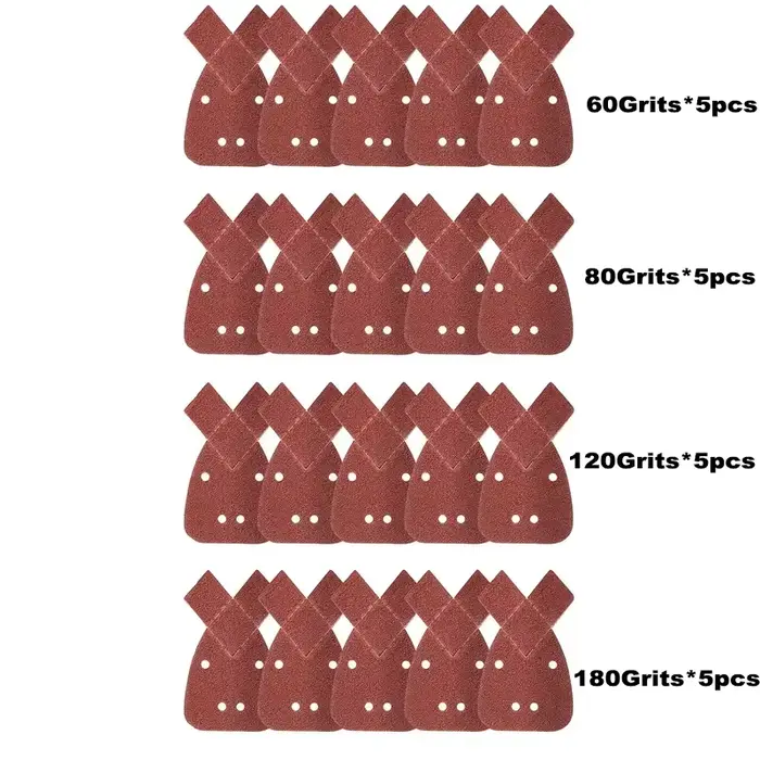 Tapis de ponçage de souris pour ponceuse à paume Black and Decker, papier de verre à 4 trous, ponceu