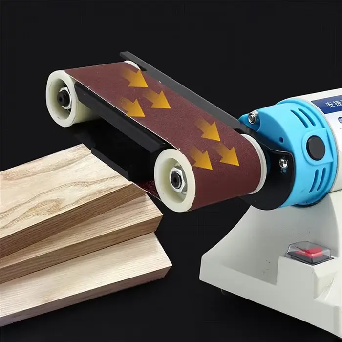 Tête de bande abrasive gauche/droite pour machine à polir