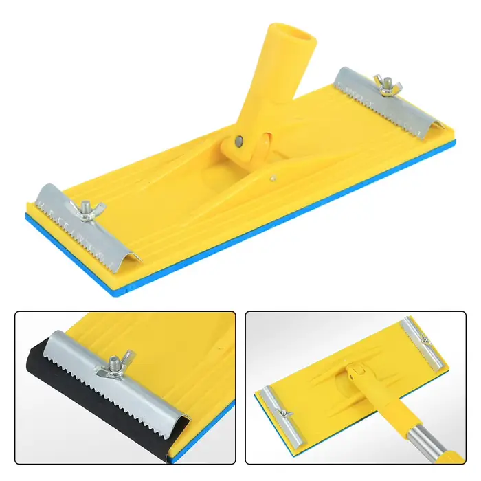 1 pièces porte-papier de verre meulage outil de polissage support de ponceuse à main en plastique Clip de cadre de
