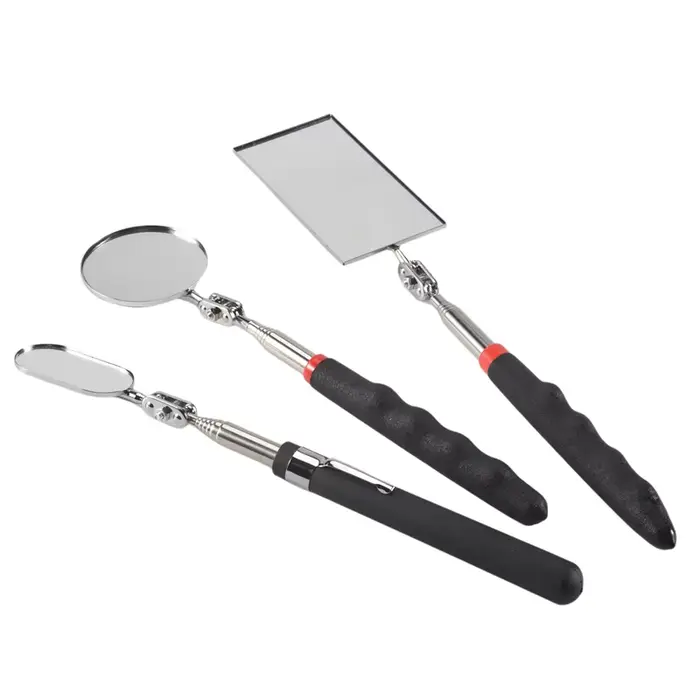 3 pièces miroir d'inspection télescopique