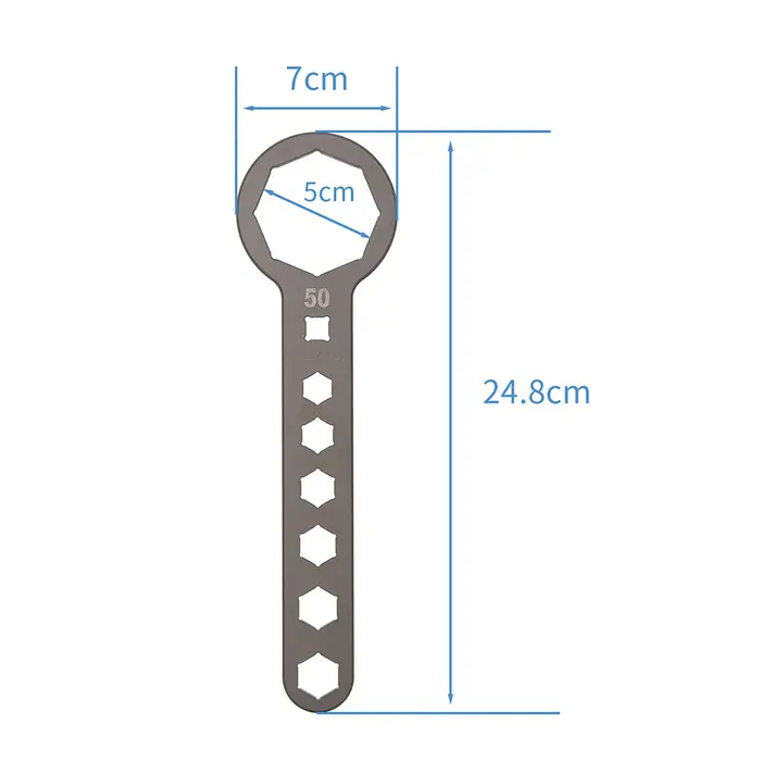 Outils de démontage de tête d'amortisseur avant de moto en aluminium