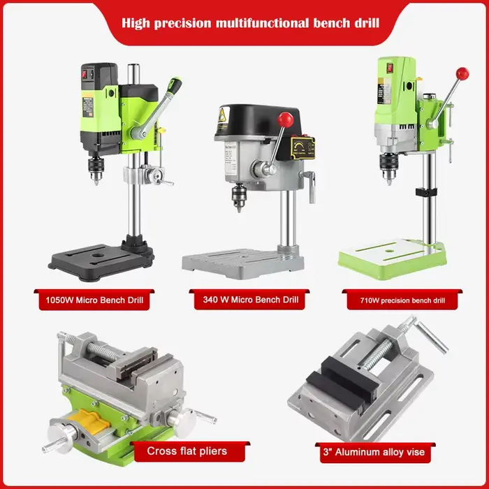 Mini perceuse de paillasse