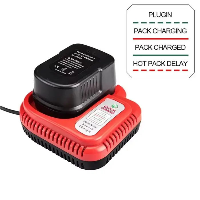 Chargeur de remplacement pour batterie Black & Decker NiCD NiMH 18V 14.4V 12V 9.6V