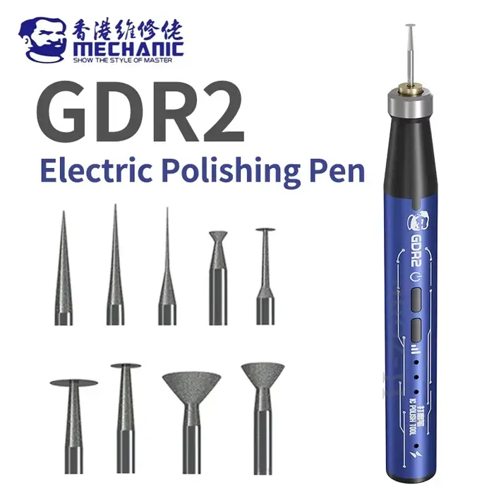 Stylo de polissage électrique multifonction MECHANIC GDR2 pour la réparation de téléphones portables